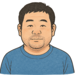 45歳男性・警備員・窃盗のイラスト